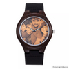 Men's Black Sandal Wooden Watch Low MOQ Popular Wood Watch With Customized Dial Design