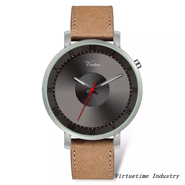 Men's Stainless Steel Watch Low Moq Waterproof Wristwatch with Customization Logo 