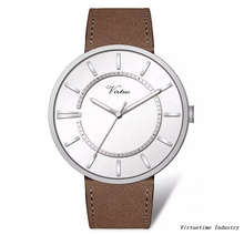 Wholesale Price Men's Stainless Steel Quartz Watches Custom Logo Slim Case Quartz Watch