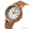 Eco-friendly Men's Wristwatch Nature Wooden Watch Custom Logo