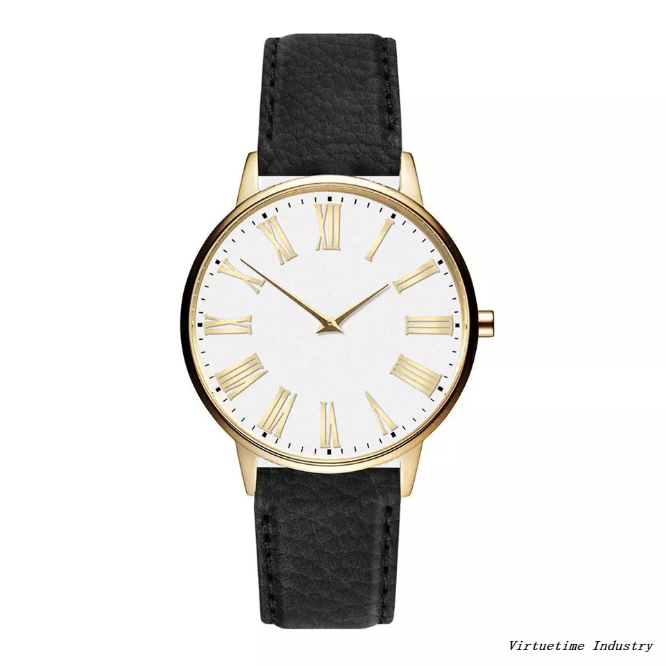 Women's Roman Numerals WristWatches Luxury Stainless Steel Quartz Watch
