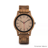 Luxury Classic Walnut Watches Minimalist Design Wooden Bracelet Premium Quality Wristwatch Wood Gift
