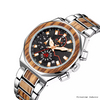 Fashion Wood Watch Luxury Chronograph Timepiece Men Wrist Watch