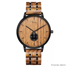 Men's High-Quality Hand Made Wood Wrist Watch with Boxes