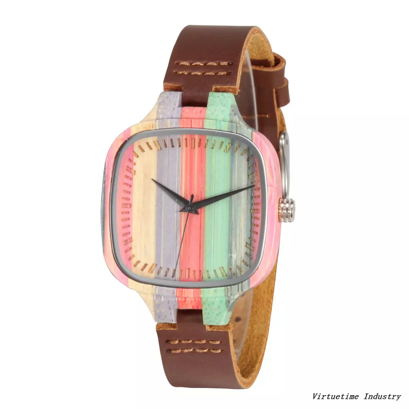 Casual Sport Watches Eco-friendly Bamboo Wristwatch